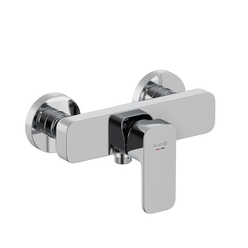 Baterie duș Kludi, Renon, monocoandă, crom