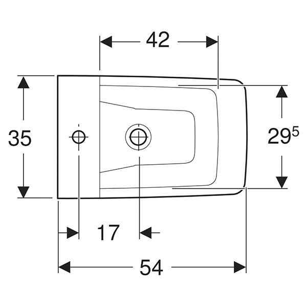 Bideu suspendat, Geberit, Xeno2, alb - 2 | YEO