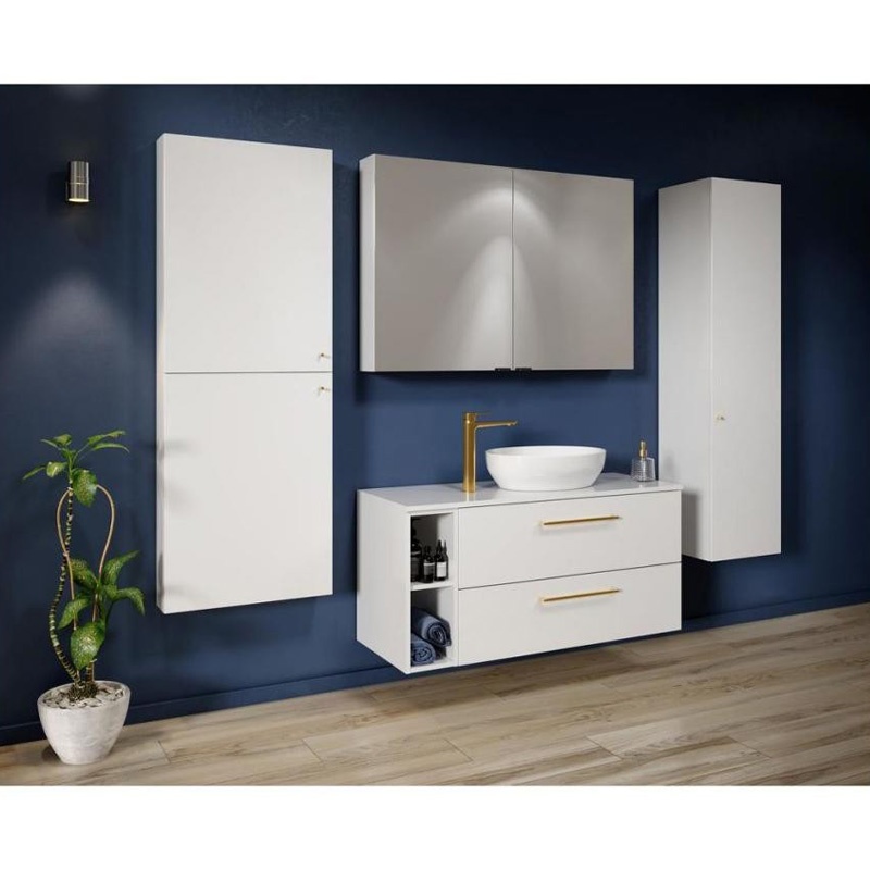 Blat pentru lavoar Cersanit, Larga 120 cm, alb - 1 | YEO