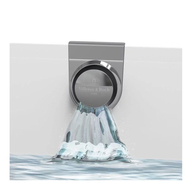 Cada freestanding, Villeroy & Boch, Oberon 2.0, 180 x 80 cm, back-to-wall, alb alpin - 3 | YEO