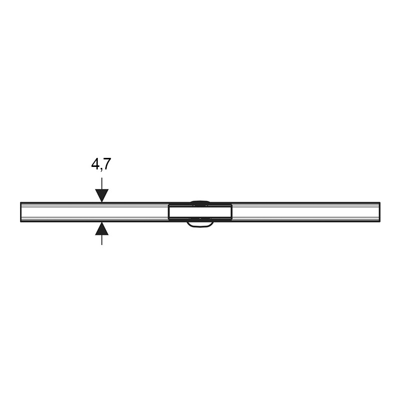 Capac pentru rigola dus Geberit, CleanLine 60, SLIM, montaj in pardoseala, 30 - 90 cm, crom lucios - 3 | YEO