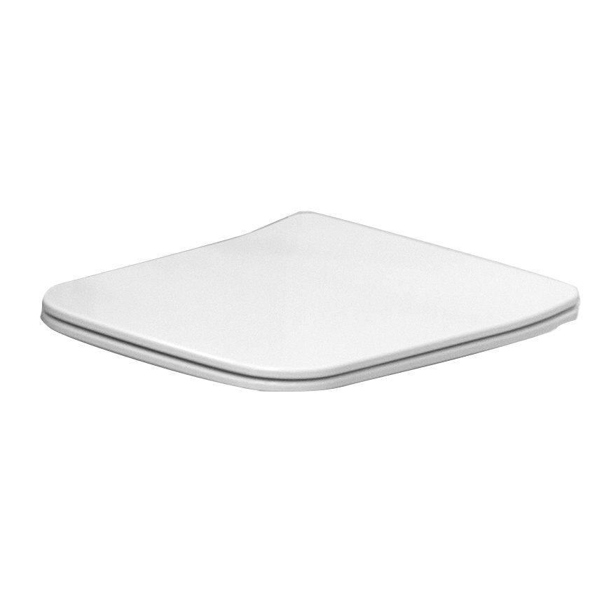 Capac WC Fluminia, Paris, Slim, Soft Close, Quick Release, alb