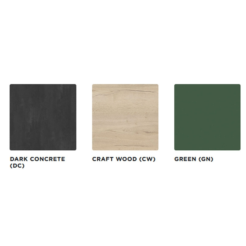 Dulap cu oglinda, Kolpasan, Alexis, h146 cm, Craft Wood - 1 | YEO