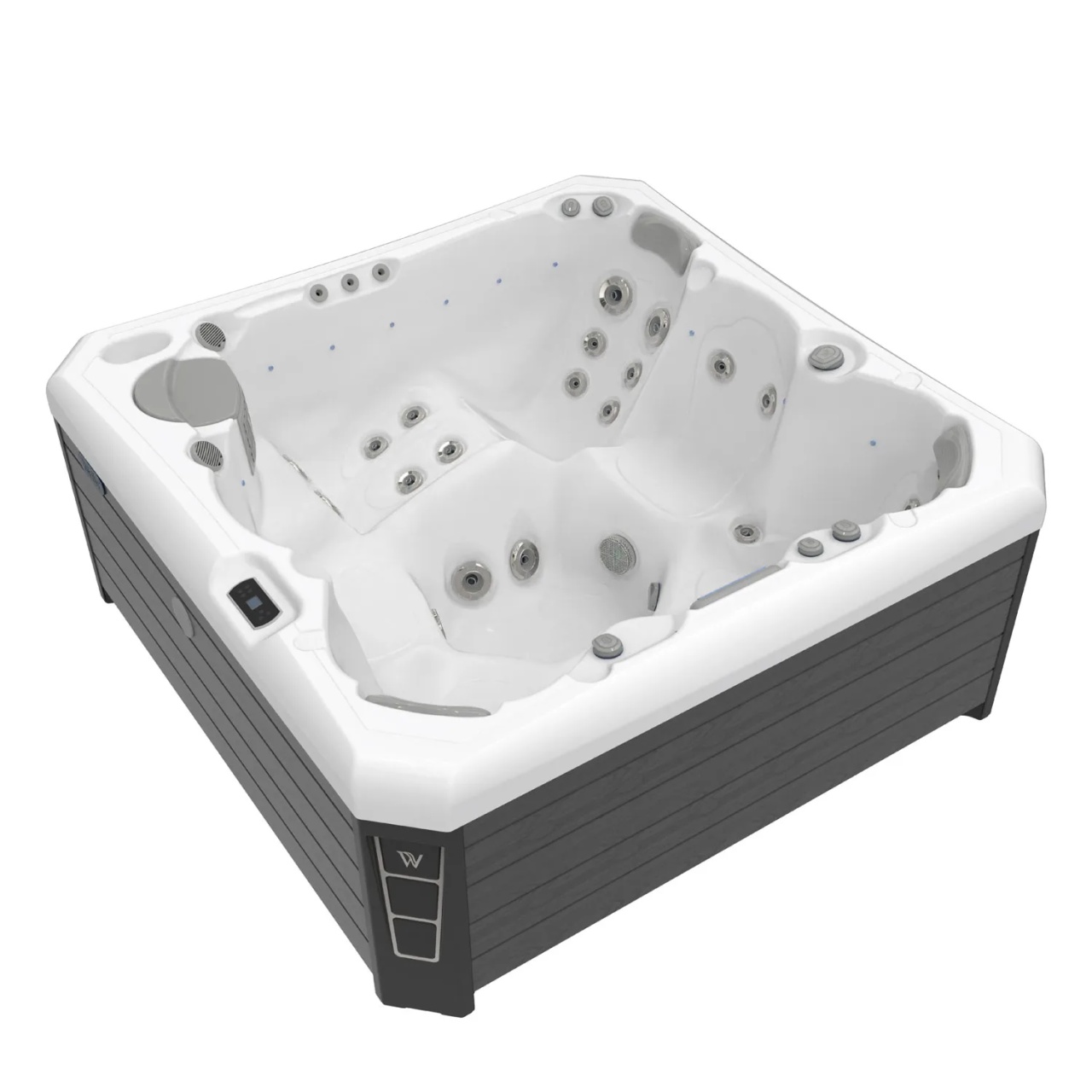 Minipiscina Wellis, Malaga CityLife Deluxe, pentru 6 persoane, 218 × 218 × 90 cm - 1 | YEO