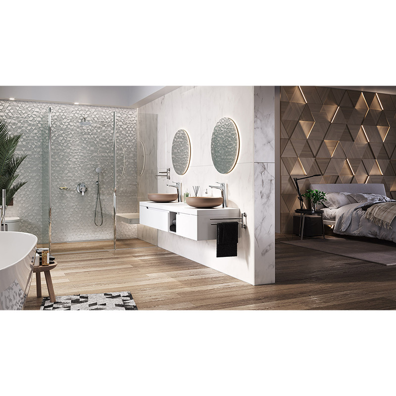 Set de duș, Ferro, Algeo, încastrat, crom - 2 | YEO