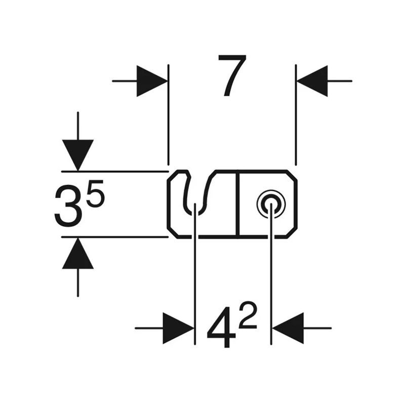 Set de fixare pentru rame Duofix, Geberit, cu rezervoare Sigma 8 - 2 | YEO