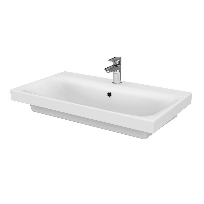 Set mobilier cu lavoar Cersanit, Moduo 80, montat, gri - 1 | YEO