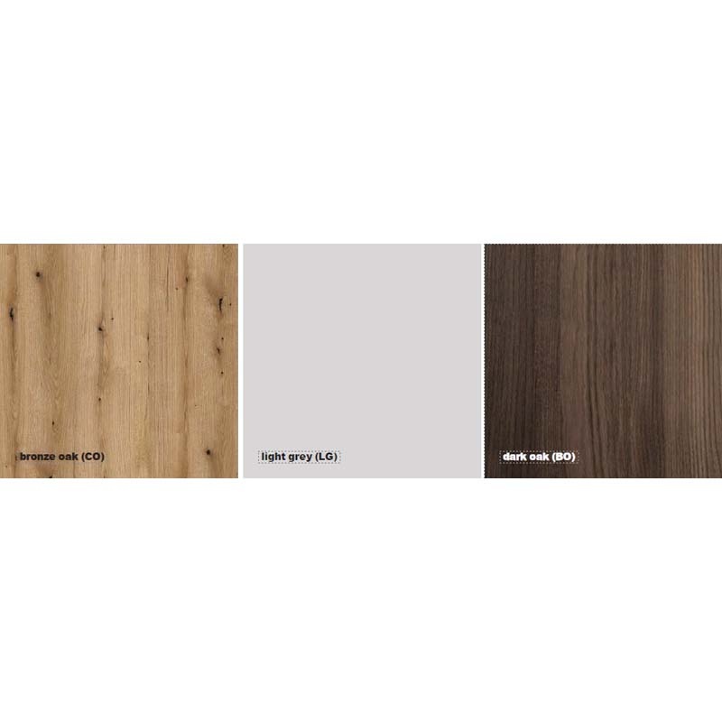 Set mobilier stativ cu lavoar, Kolpasan, Harmony 90 , cu 3 sertare, light grey - 2 | YEO