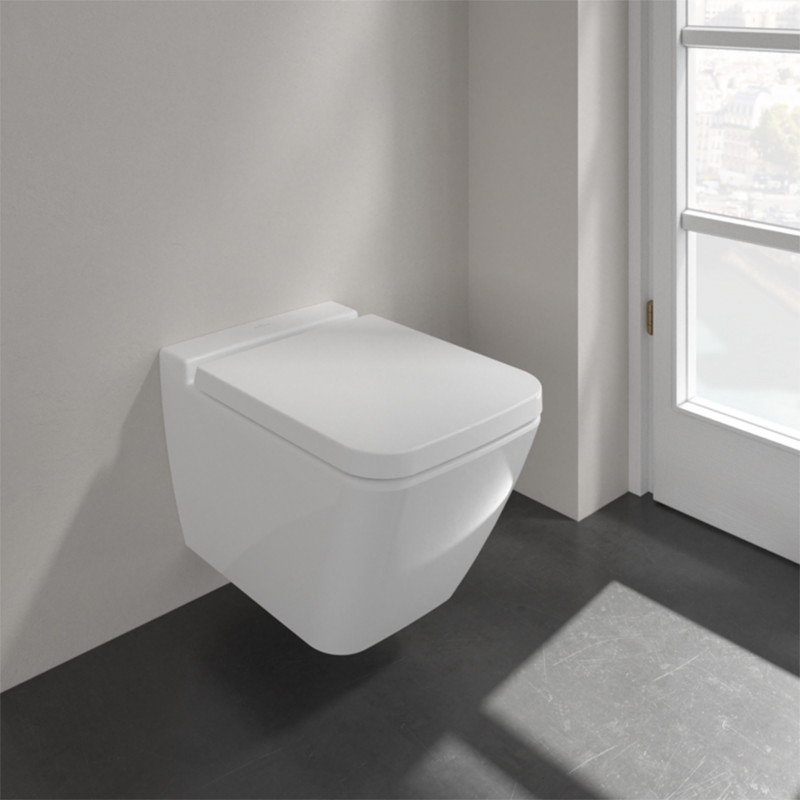 Set vas wc suspendat, Villeroy & Boch, Finion, cu capac soft close si quick release, alb alpin - 1 | YEO
