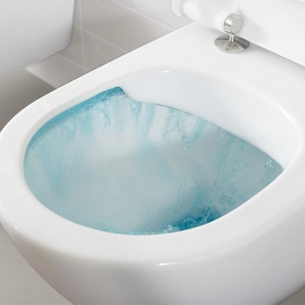 Set vas WC suspendat Villeroy & Boch, O.Novo, direct flush, cu capac soft close si quick release, alb alpin - 2 | YEO
