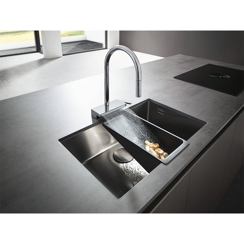 Baterie de bucatarie, Hansgrohe, Aquno Select M81 170, 3 jeturi, sBox, crom - 2 | YEO