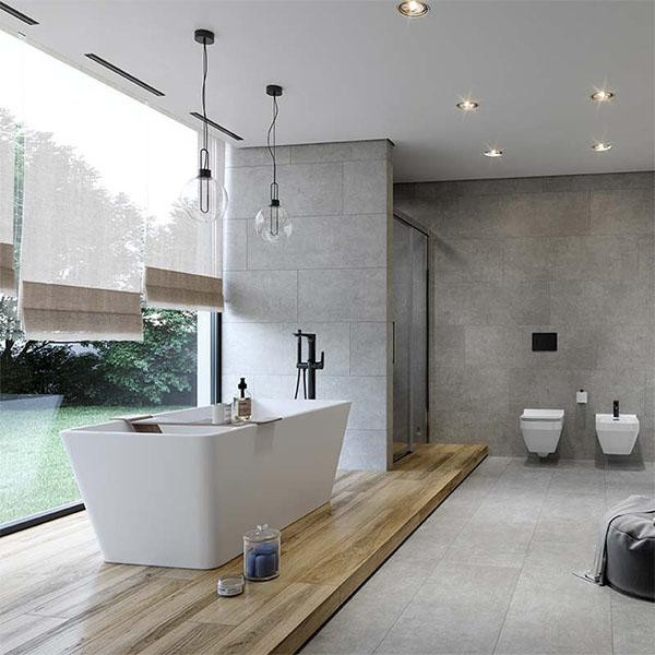 Cada Freestanding, Cersanit, Crea, dreptunghiulara, alb - 1 | YEO