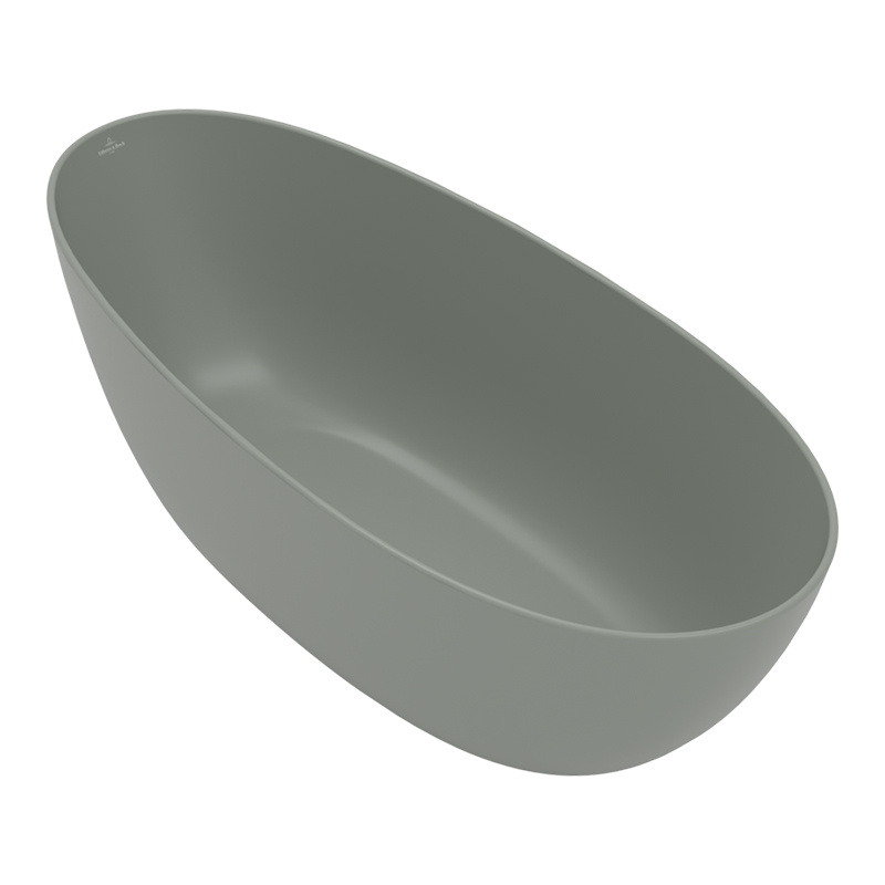 Cada freestanding, Villeroy & Boch, Antao, 170 x 75 cm, verde mat