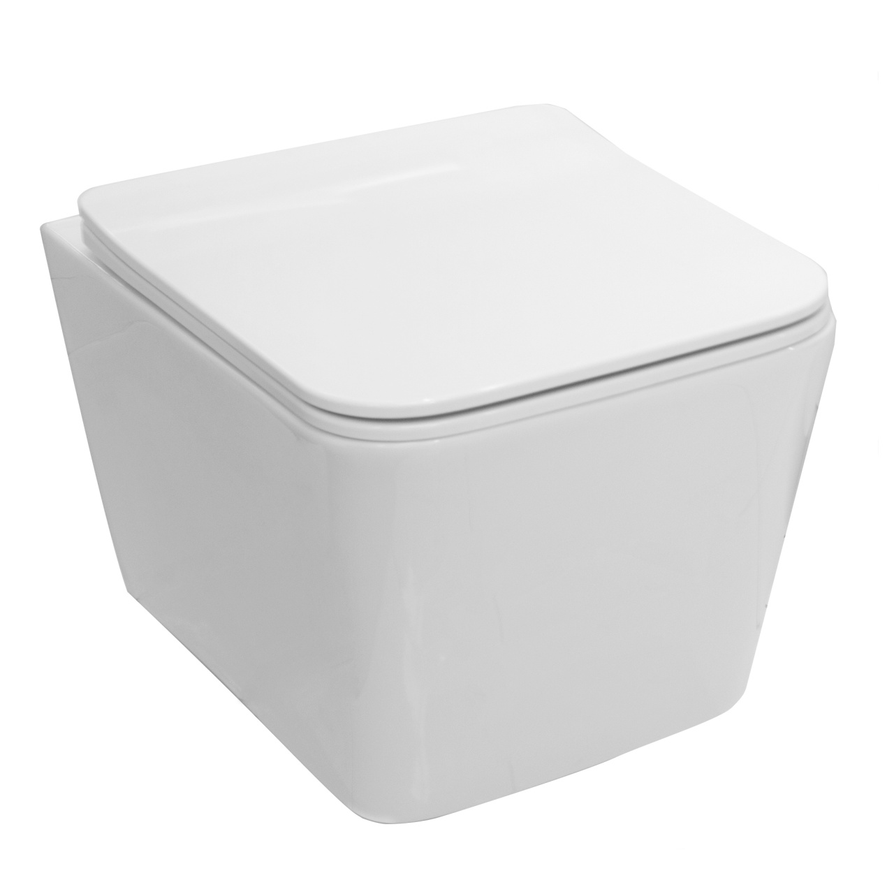 Capac WC Fluminia, Paris, Slim, Soft Close, Quick Release, alb - 1 | YEO