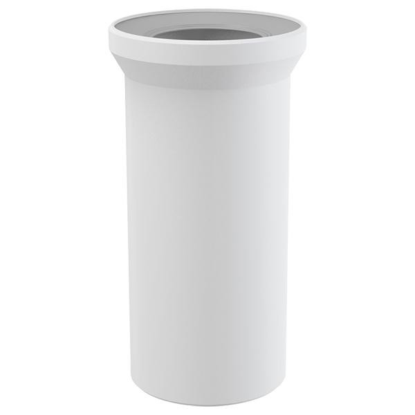 Conector, Alcadrain, cu garnitura pentru vasul WC, alb