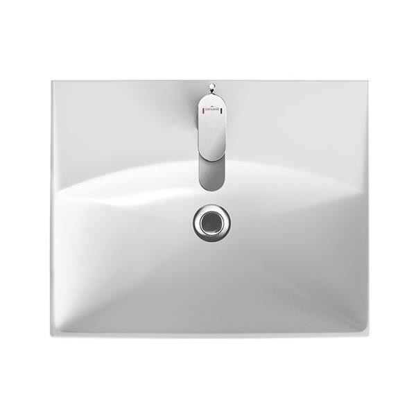 Lavoar pentru mobilier Cersanit, City, 50 cm, alb - 3 | YEO