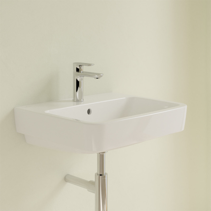 Lavoar suspendat, Villeroy & Boch, O.Novo, dreptunghiular, 55 cm, alb - 1 | YEO