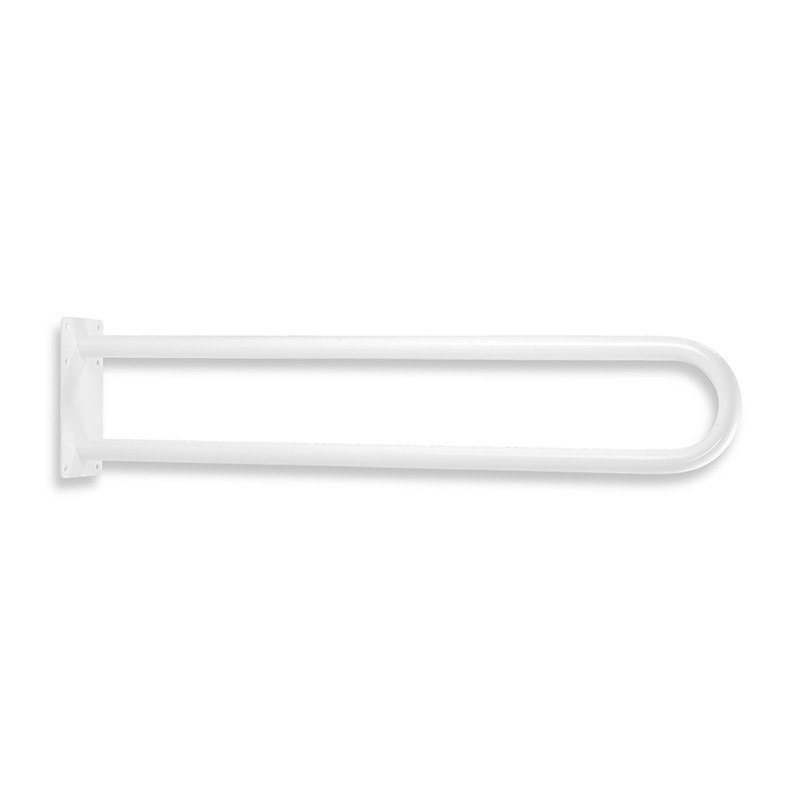 Maner dublu, Ferro, Metalia Help, lungime 83 cm, alb