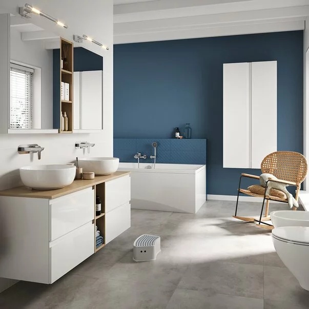 Mobilier pentru lavoar Cersanit, Moduo, 60 cm, alb - 2 | YEO