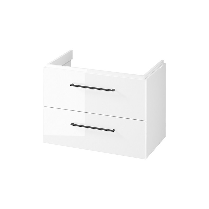 Mobilier suspendat, Cersanit, Larga, dreptunghiular, 80 cm, alb - 1 | YEO