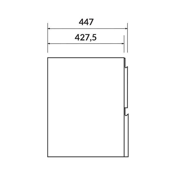 Mobilier suspendat Cersanit, Moduo, pentru lavoar incastrabil, 60 cm, gri - 1 | YEO