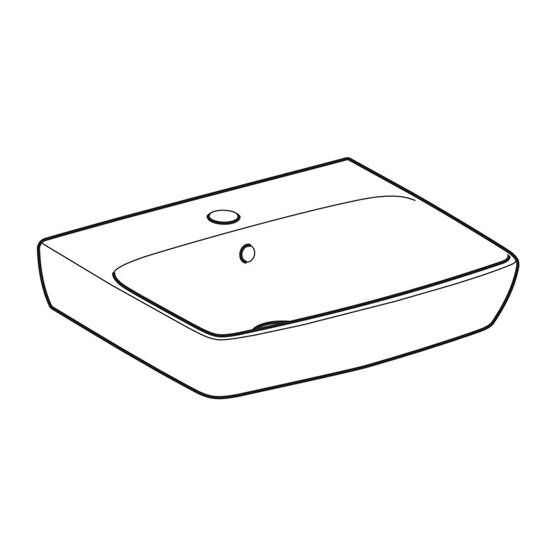 Mobilier suspendat, Geberit, Selnova Square, 50 cm, alb - 1 | YEO