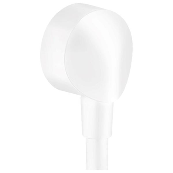 Racord dus, Hansgrohe, Fixfit E, alb mat