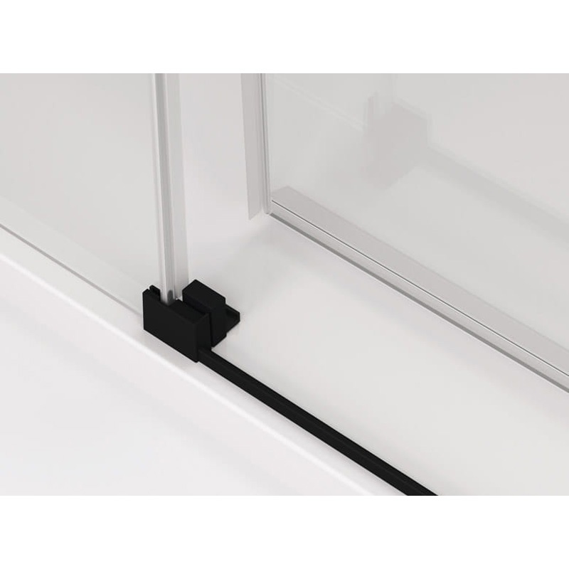 Ușă culisantă Ronal SanSwiss, Cadura 130 x 200 cm, profil negru mat - 2 | YEO