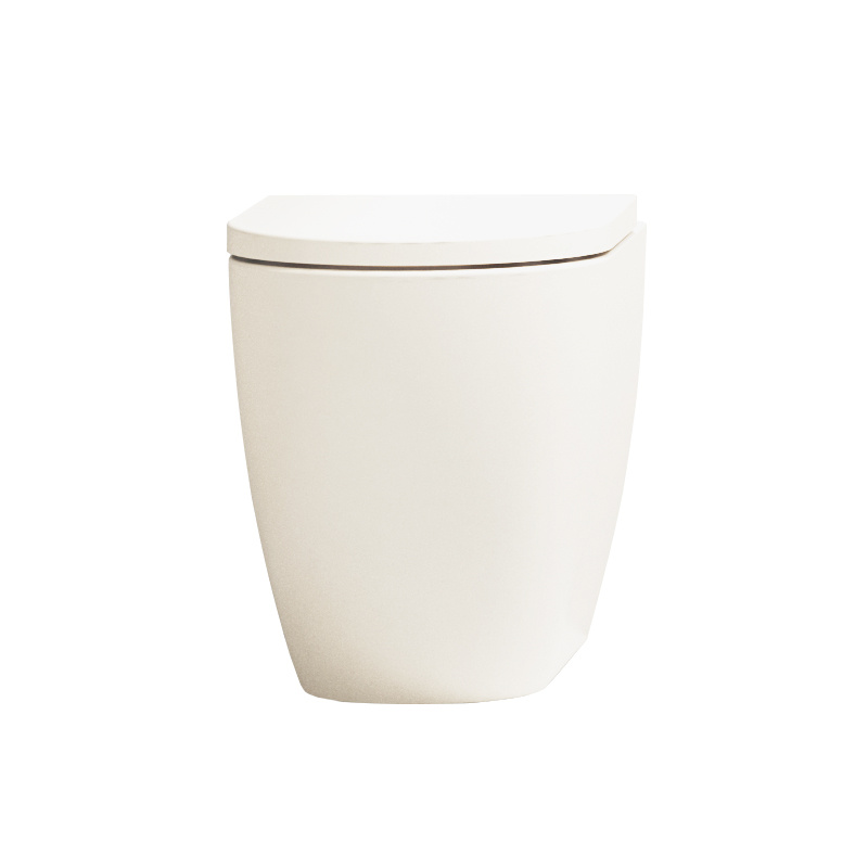 Vas WC stativ, Hatria, Fusion, back-to-wall, rimless, alb