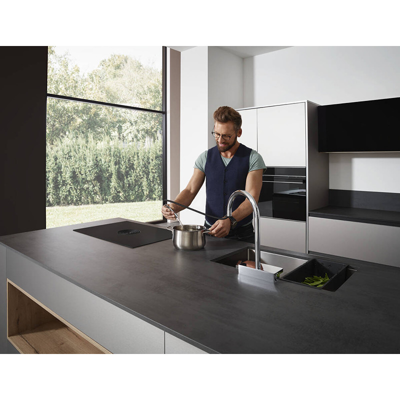 Baterie de bucatarie, Hansgrohe, Aquno Select M81 170, 3 jeturi, sBox, crom - 3 | YEO