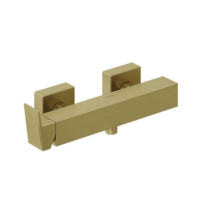 Baterie duș Kludi, Decus, monocomandă, brushed gold