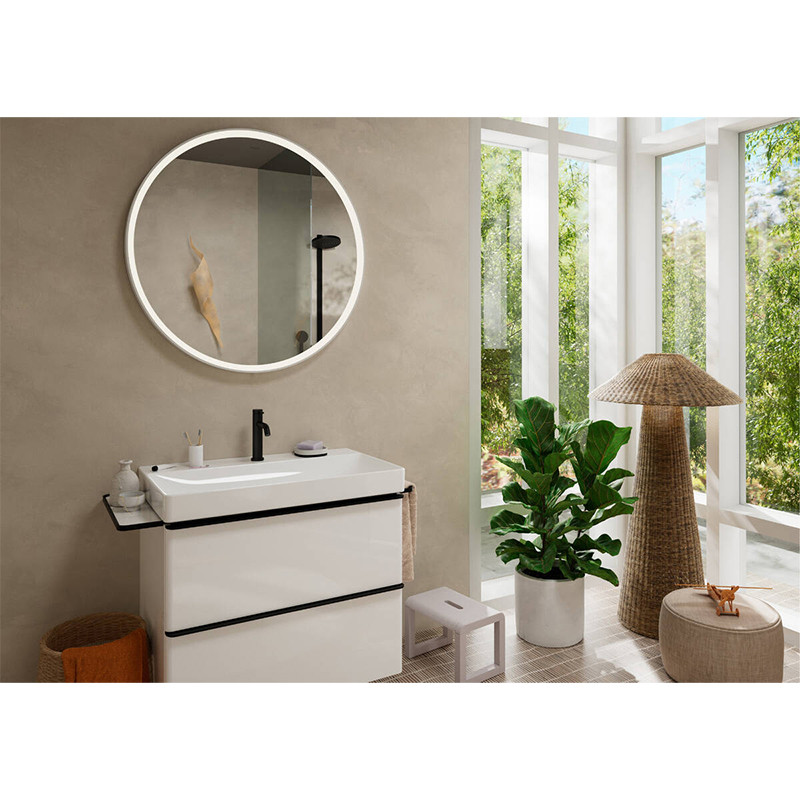 Baterie lavoar, Hansgrohe, Tecturis S 110, cu ventil pop-up, negru mat - 2 | YEO