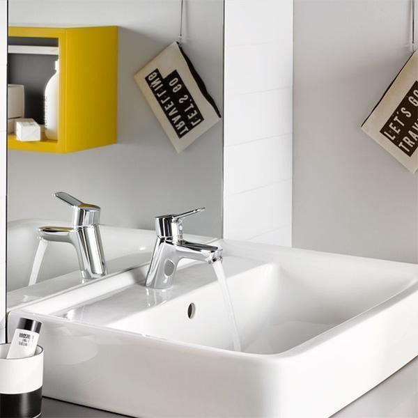 Baterie lavoar Kludi, Pure & Easy, cu ventil, 6 cm, crom - 2 | YEO