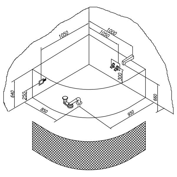 Cada de colt, Kolpasan, Dolores, 140x140 cm, alb - 2 | YEO