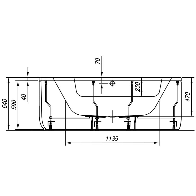Cada de colt, Kolpasan, Libretto-L, pe stanga, 160 x 100 cm, alb - 3 | YEO
