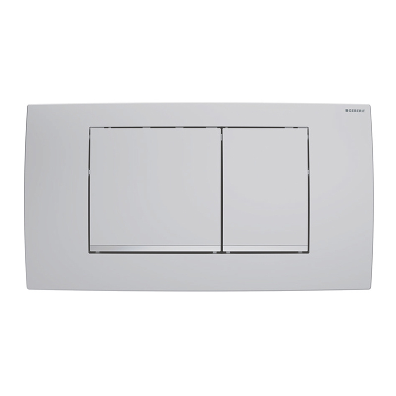 Clapetă de acționare, Geberit, Twinline30, crom mat