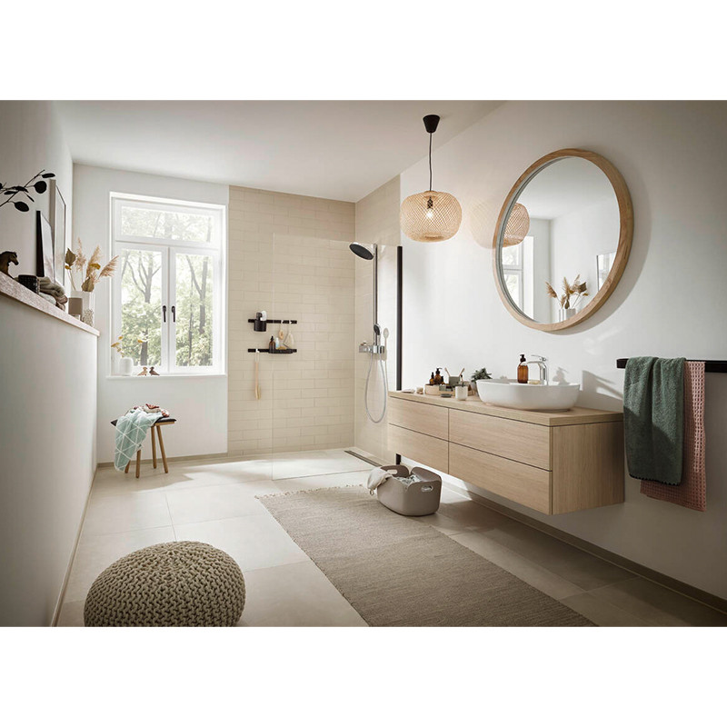 Cosulet pentru depozitare, Hansgrohe, WallStoris, negru mat - 1 | YEO