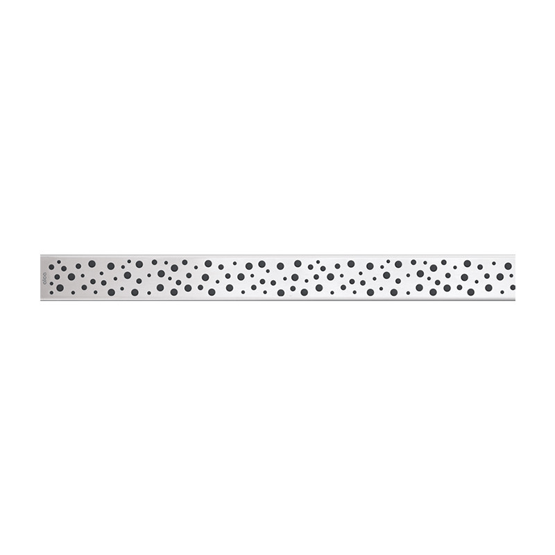 Grătar pentru rigolă, Alcadrain, Buble, 75 cm, crom
