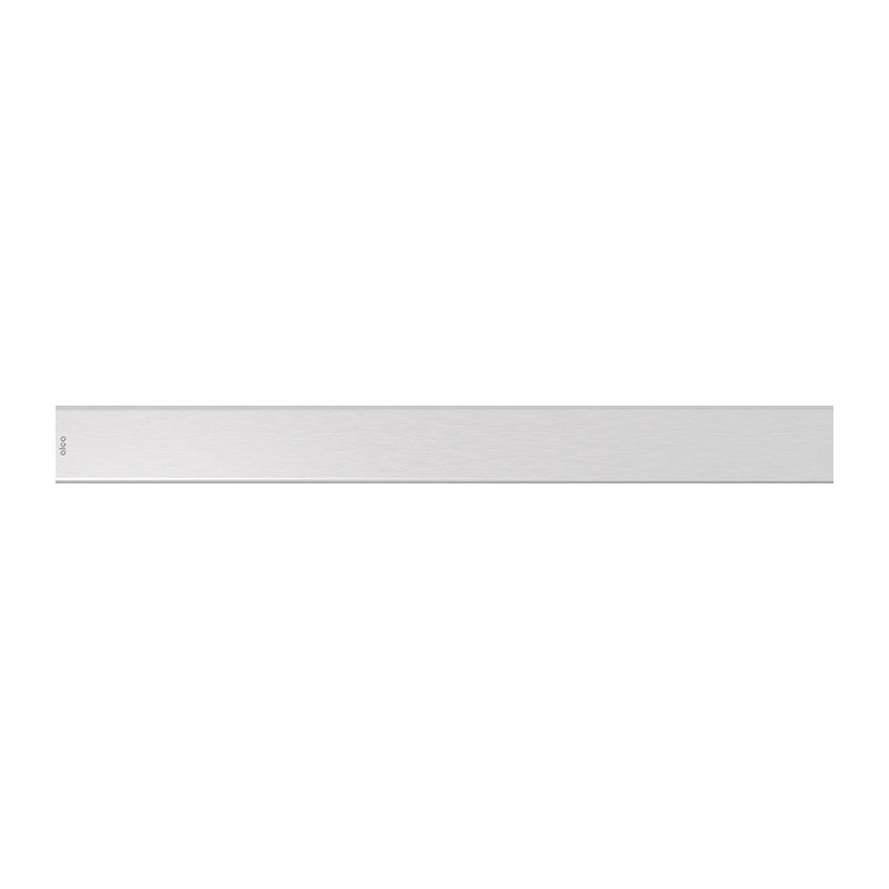 Grătar plin pentru rigolă, Alcadrain, Design, 75 cm, crom mat