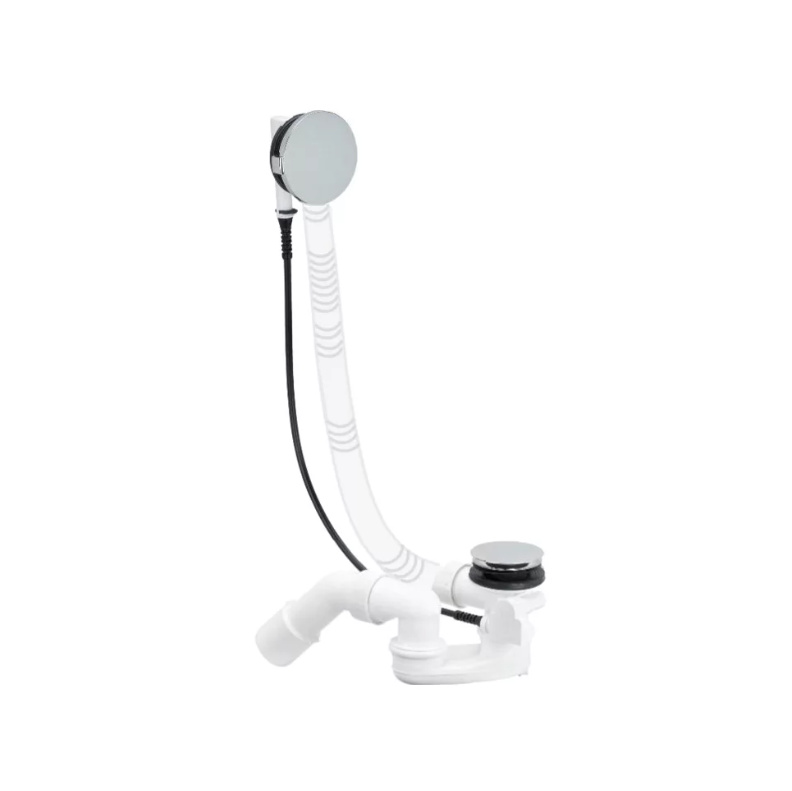 Instalatie de cada, Villeroy & Boch,, ventil cu preaplin, crom