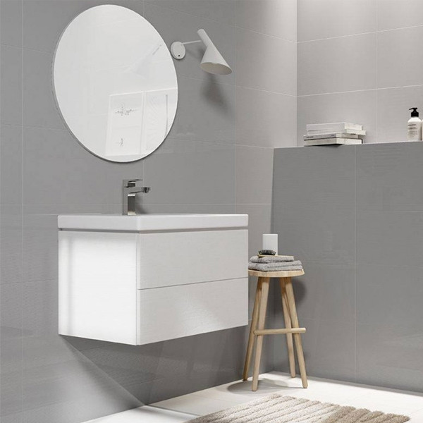 Lavoar pentru mobilier Cersanit, City, 60 cm, alb - 1 | YEO