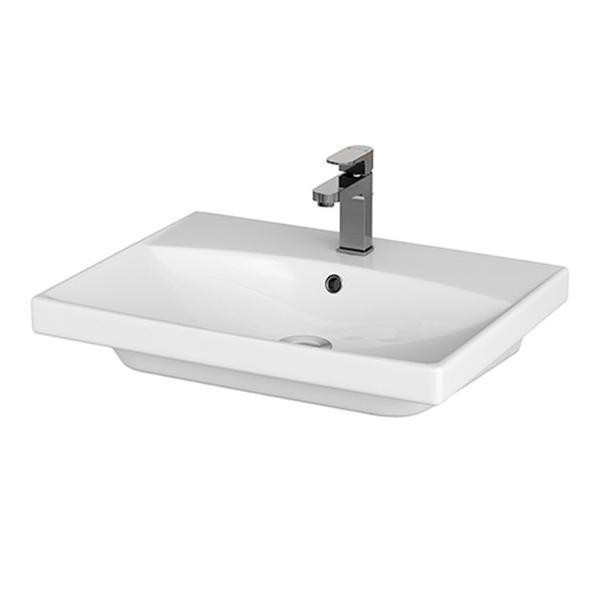 Lavoar pentru mobilier Cersanit, City, 60 cm, alb