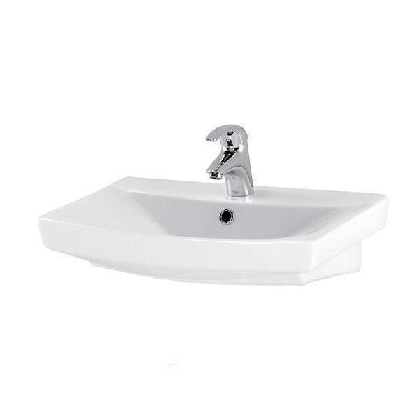 Lavoar suspendat Cersanit, Carina, 55 cm, alb