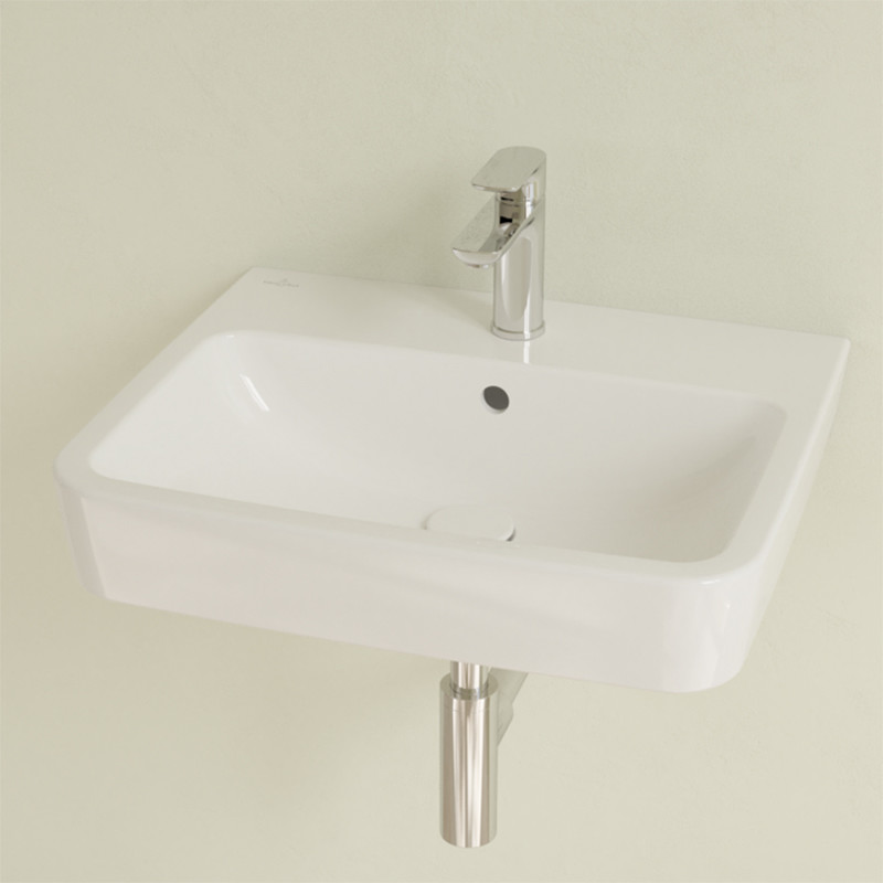 Lavoar suspendat, Villeroy & Boch, O.Novo, dreptunghiular, 55 cm, alb - 2 | YEO