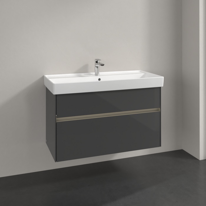Mobilier pentru lavoar Villeroy & Boch, Collaro, glossy grey - 1 | YEO
