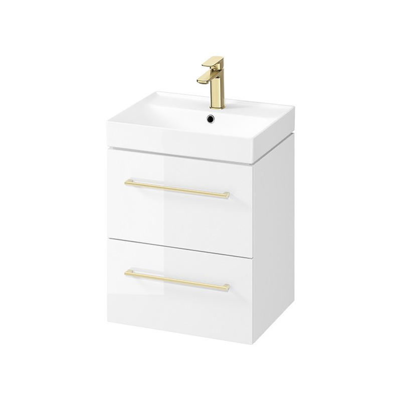 Mobilier suspendat, Cersanit, Larga, dreptunghiular, 50 cm, alb - 1 | YEO