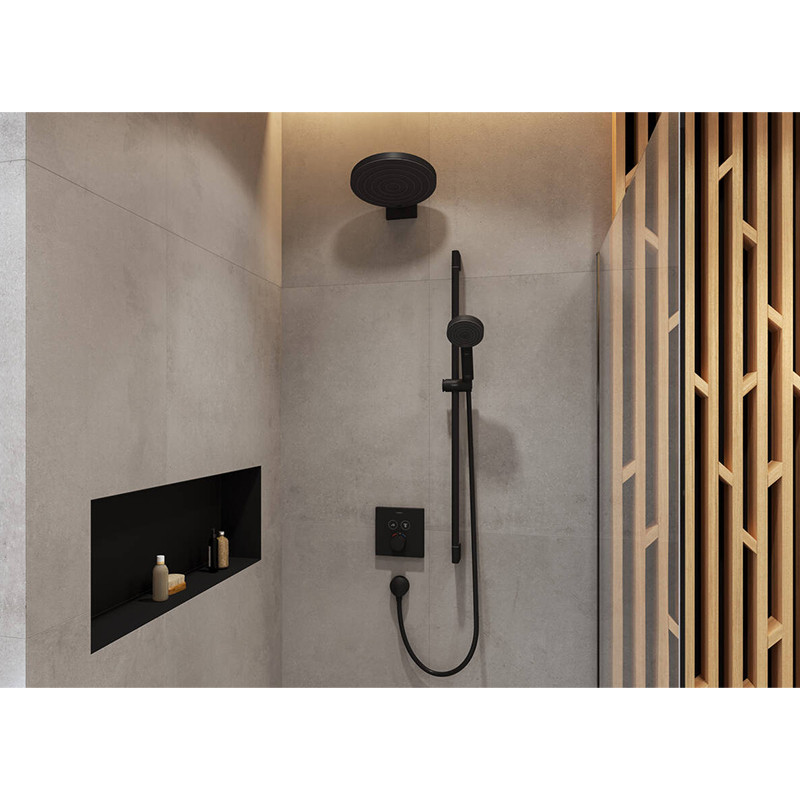Palarie de dus, Hansgrohe, Pulsify S 260, 1 jet, negru mat - 1 | YEO