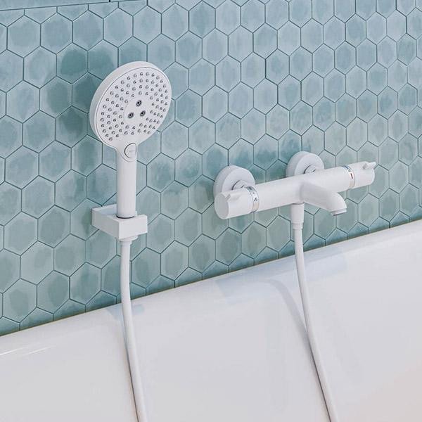 Para de dus, Hansgrohe, Raindance Select S, 3 jeturi, alb mat - 3 | YEO