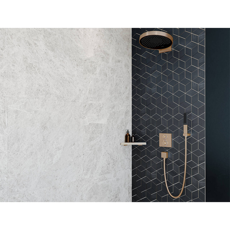 Pară de duș, Hansgrohe, Rainfinity 100, 1 jet, bronz periat - 1 | YEO