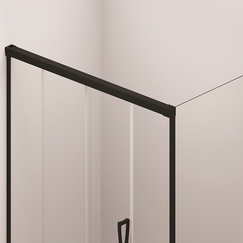 Perete lateral Ronal SanSwiss, Cadura 80, negru mat - 1 | YEO